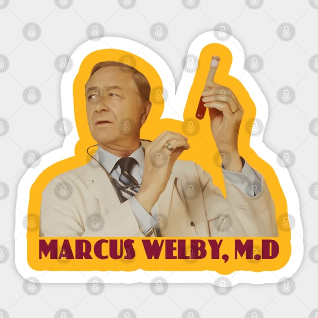 Marcus Welby M.D - Robert Young Sticker by wildzerouk